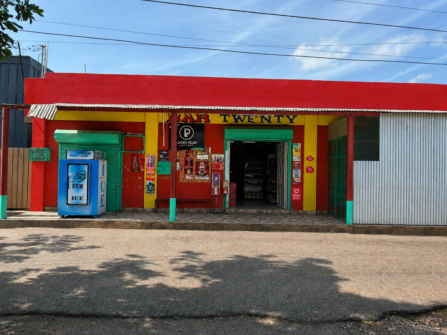 Bar Twenty community supermarket in Chapelton