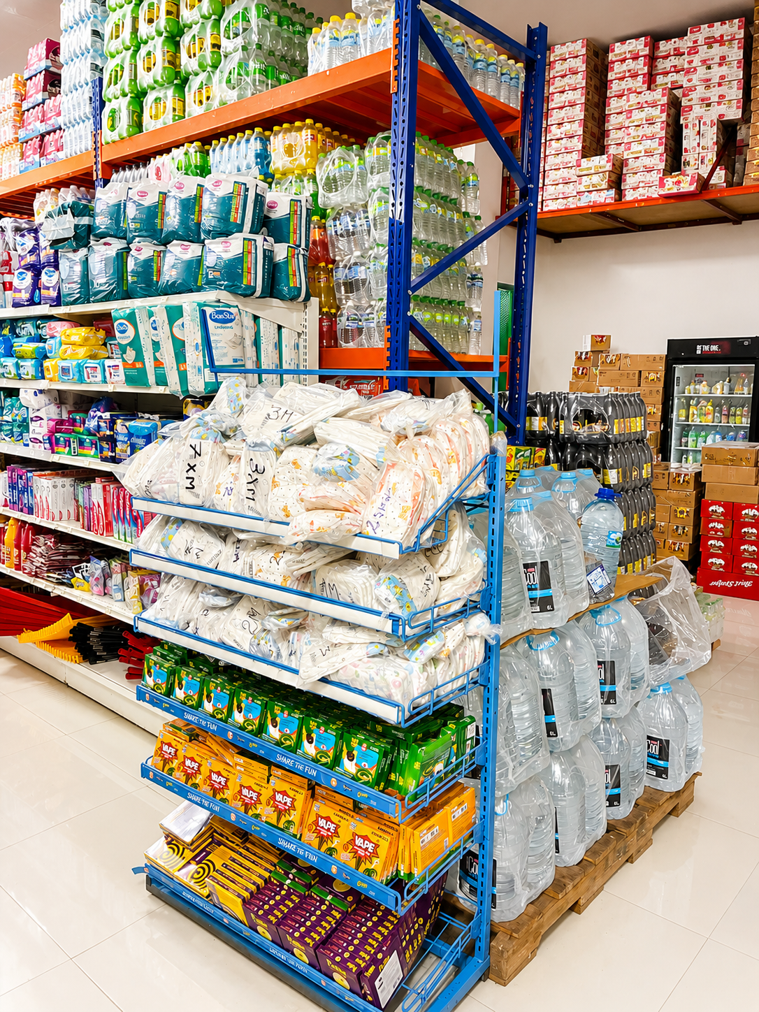 Wholesale supplies at Bar Twenty Supermarket